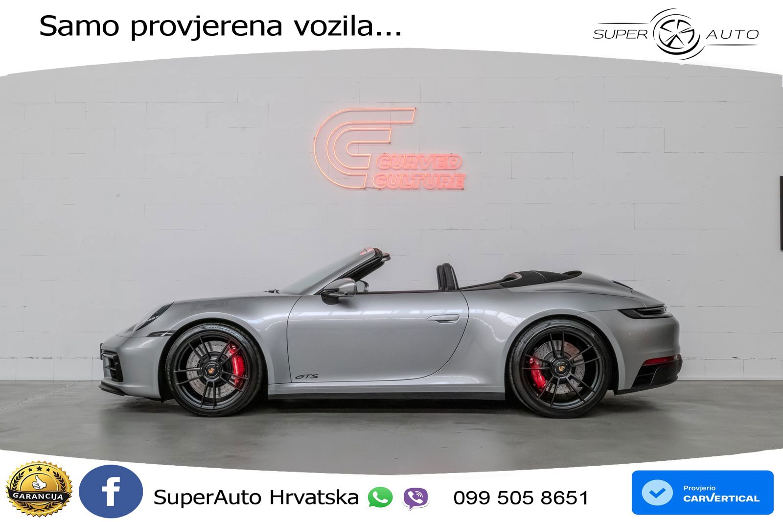 Porsche 911 Carrera GTS Cabriolet 3.0 (480 KS) PDK LED+GR SJED+ACC