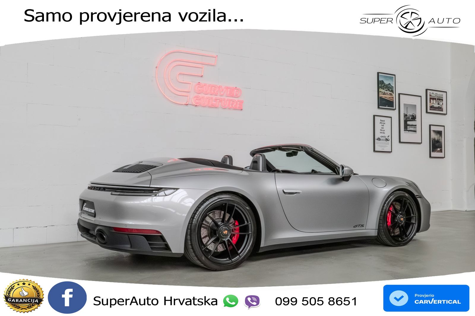 Porsche 911 Carrera GTS Cabriolet 3.0 (480 KS) PDK LED+GR SJED+ACC