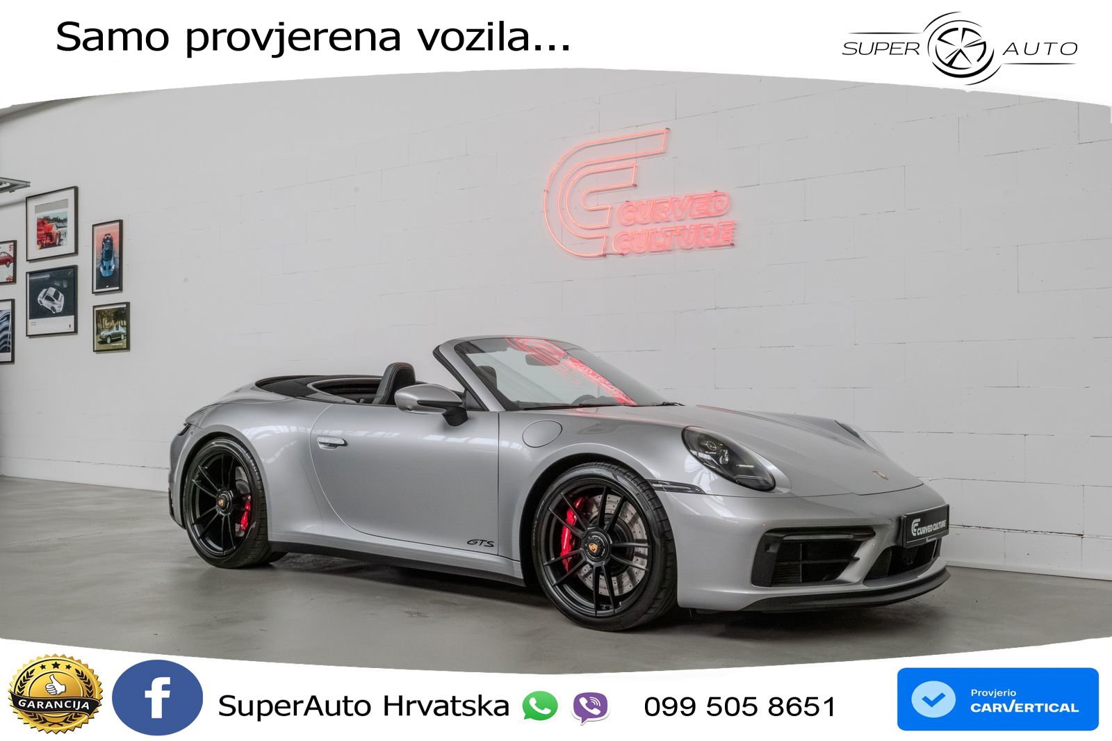Porsche 911 Carrera GTS Cabriolet 3.0 (480 KS) PDK LED+GR SJED+ACC