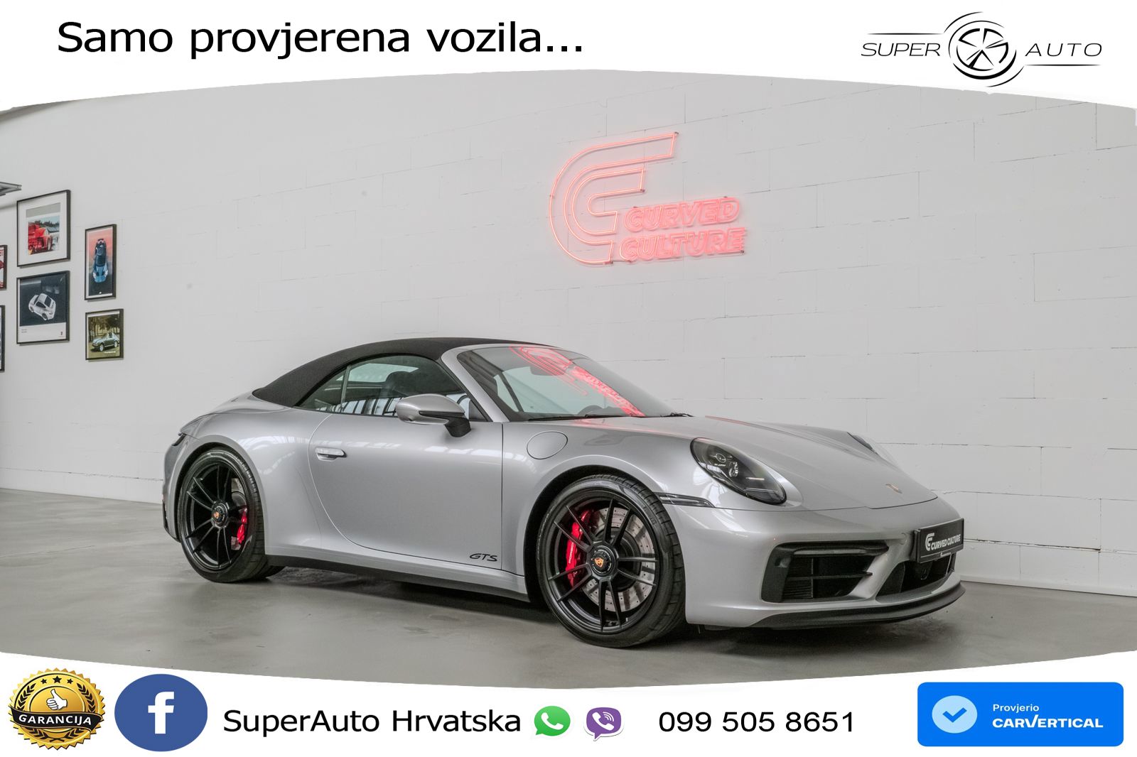 Porsche 911 Carrera GTS Cabriolet 3.0 (480 KS) PDK LED+GR SJED+ACC