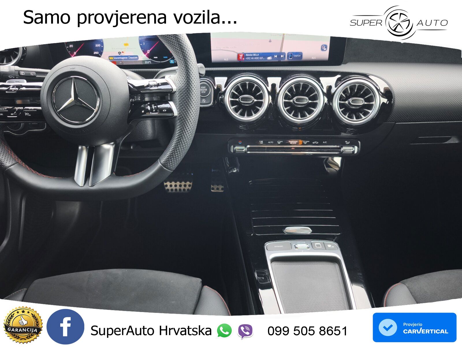 Mercedes-Benz A 180 7G-DCT AMG LED+GR SJED+ACC