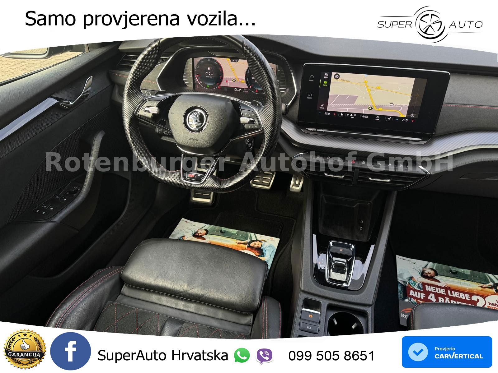Škoda Octavia Combi RS 2.0 TDI (200 KS) DSG LED+GR SJED+ACC