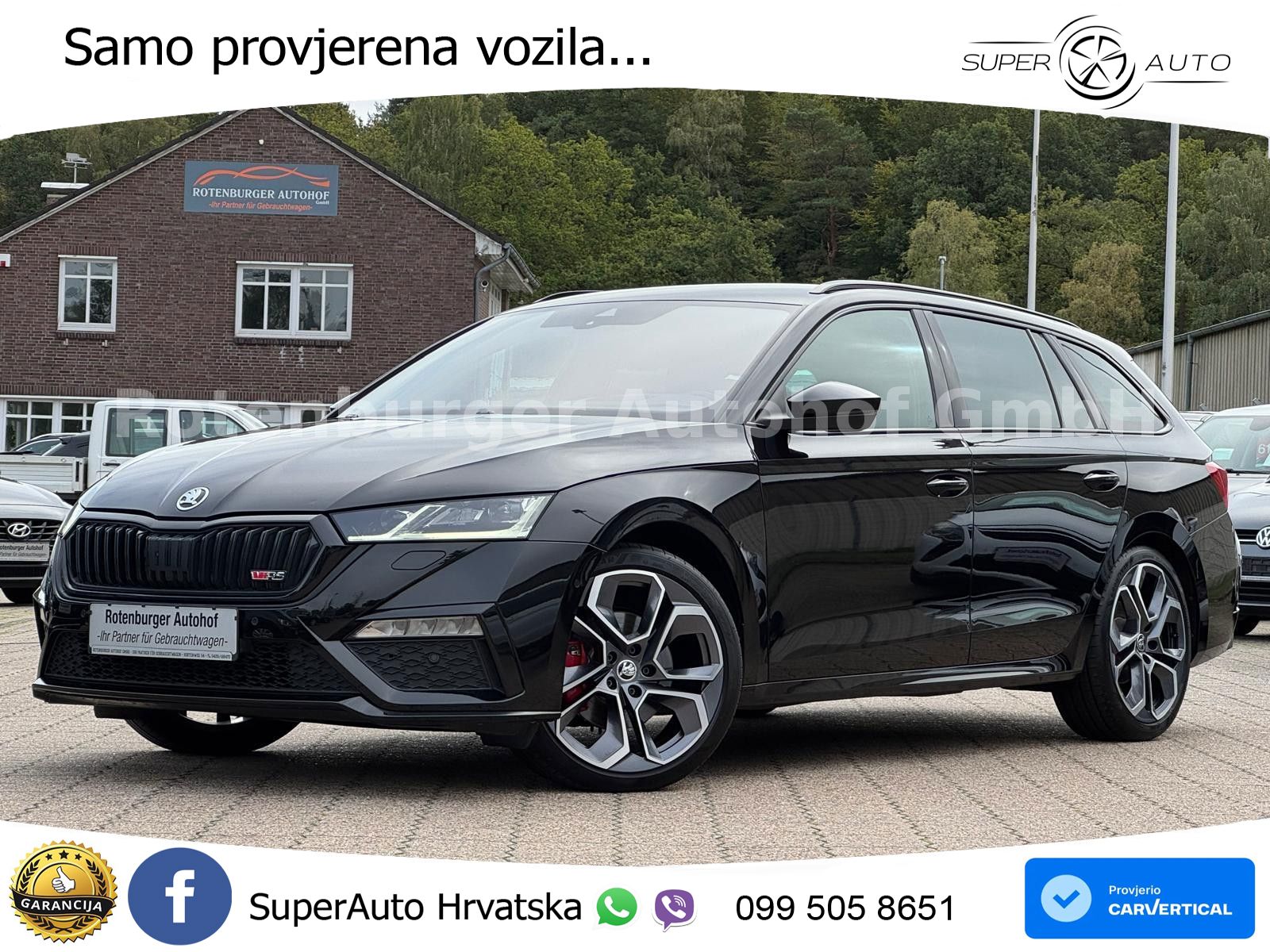 Škoda Octavia Combi RS 2.0 TDI (200 KS) DSG LED+GR SJED+ACC