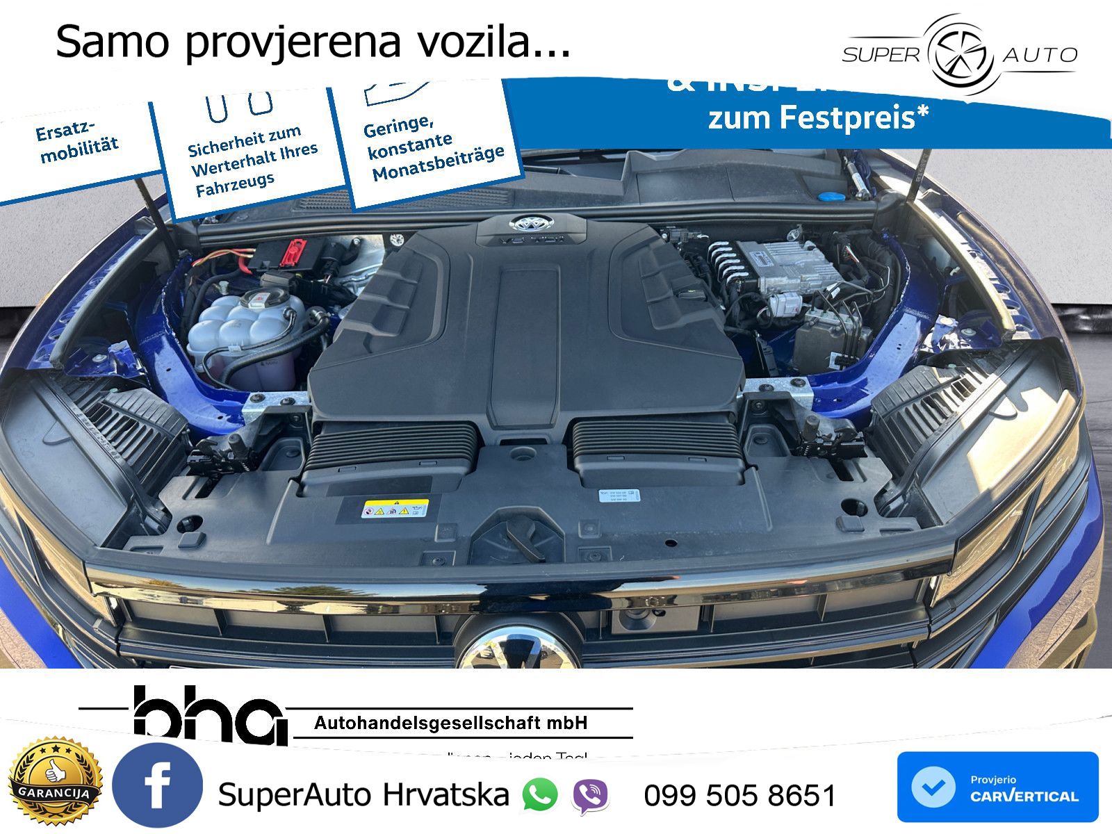 Volkswagen Touareg 3.0 V6 TDI (286 KS) 4MOTION Tiptronic R-Line ZRAČNI+ACC+GR SJED+KAM+PANO