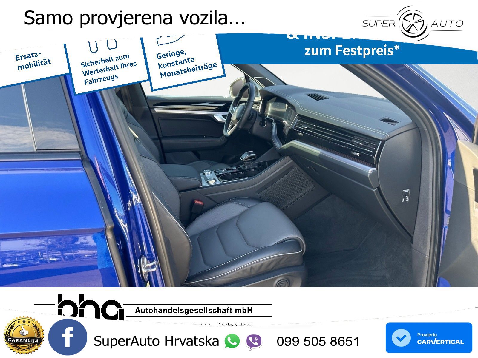 Volkswagen Touareg 3.0 V6 TDI (286 KS) 4MOTION Tiptronic R-Line ZRAČNI+ACC+GR SJED+KAM+PANO