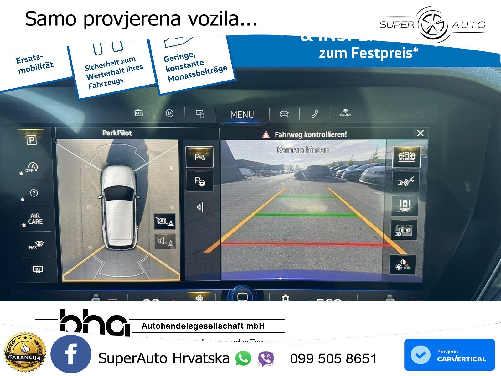 Volkswagen Touareg 3.0 V6 TDI (286 KS) 4MOTION Tiptronic R-Line ZRAČNI+ACC+GR SJED+KAM+PANO