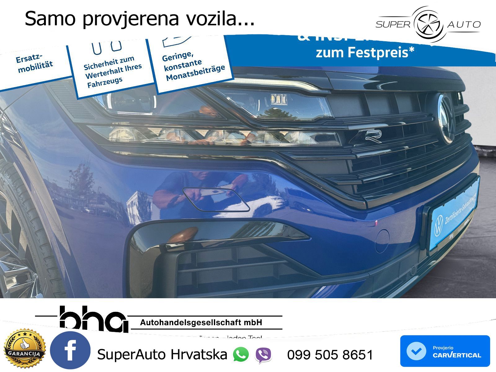Volkswagen Touareg 3.0 V6 TDI (286 KS) 4MOTION Tiptronic R-Line ZRAČNI+ACC+GR SJED+KAM+PANO