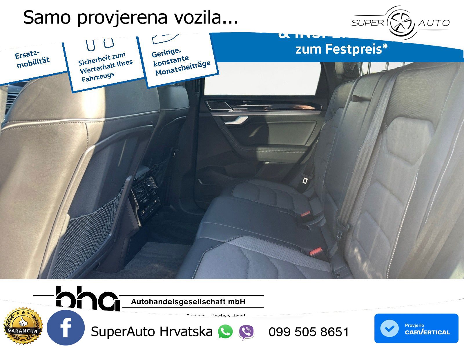 Volkswagen Touareg 3.0 V6 TDI (286 KS) 4MOTION Tiptronic R-Line ZRAČNI+ACC+GR SJED+KAM+PANO