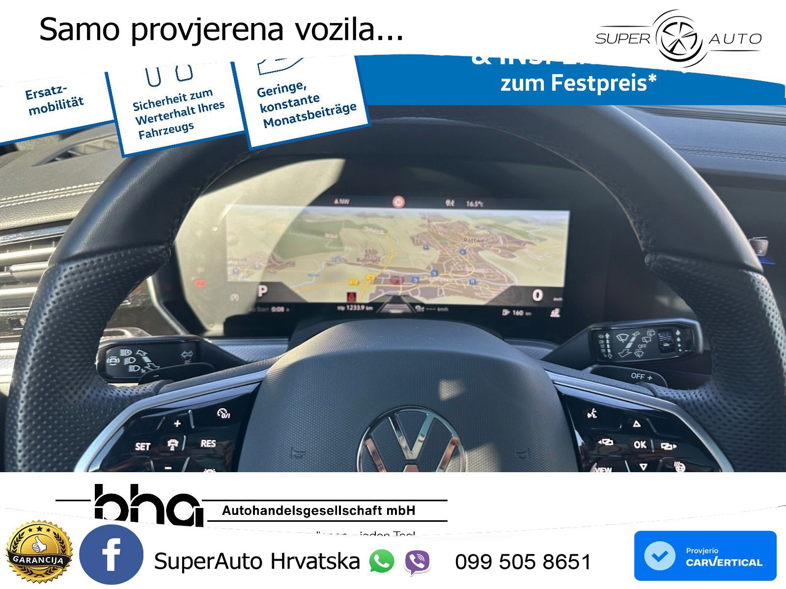 Volkswagen Touareg 3.0 V6 TDI (286 KS) 4MOTION Tiptronic R-Line ZRAČNI+ACC+GR SJED+KAM+PANO