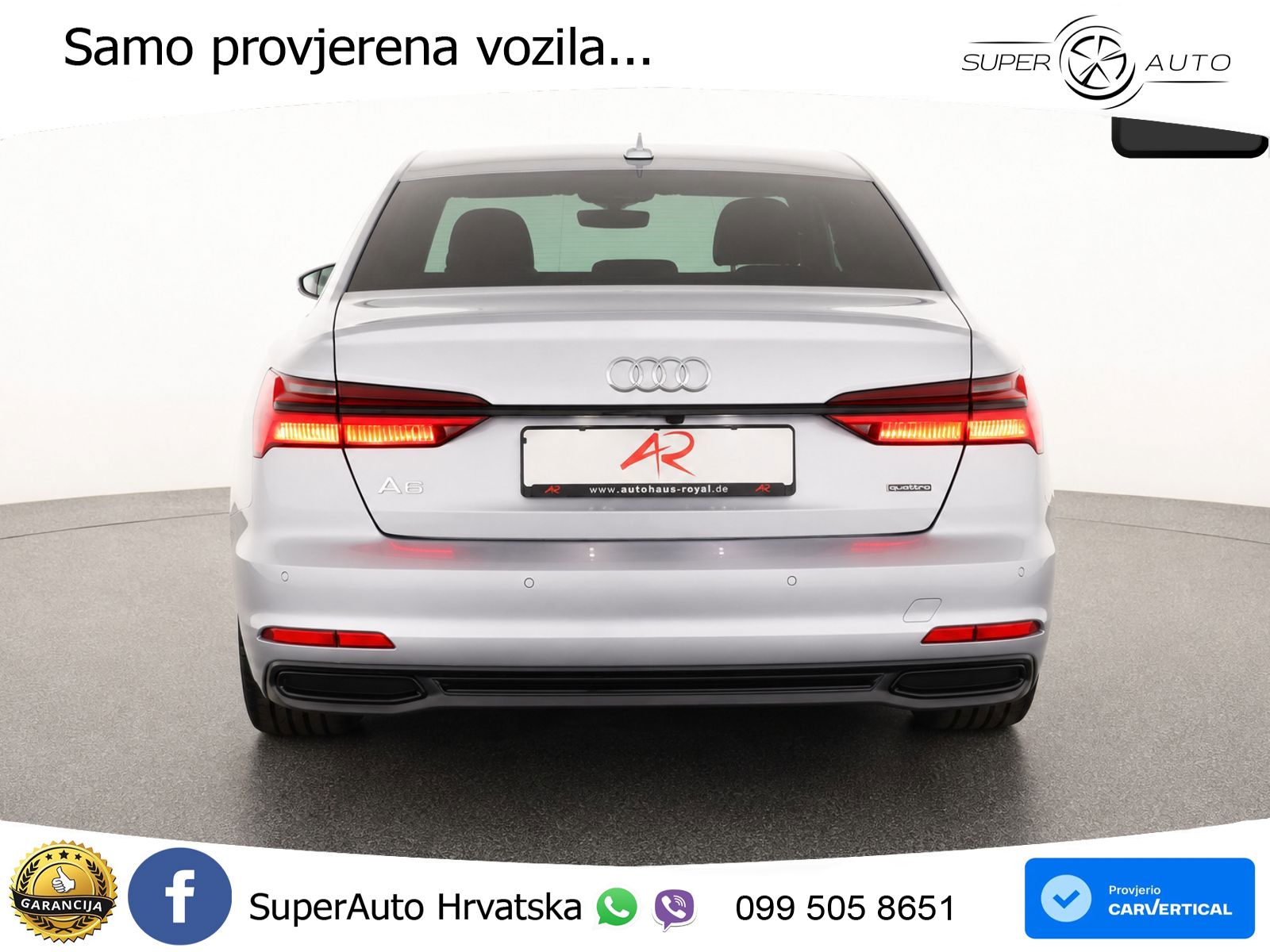 Audi A6 45 TFSI (265 KS) quattro ultra S tronic S line LED+GR SJED+ACC