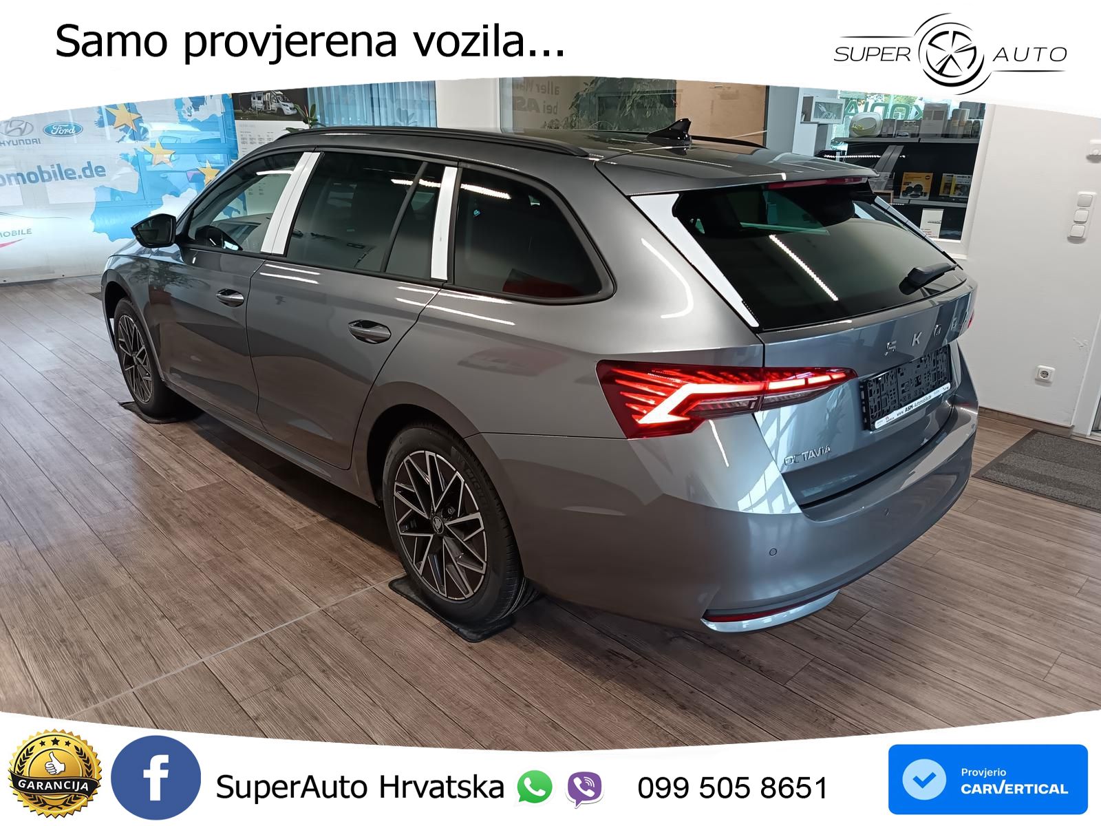 Škoda Octavia Combi 2.0 TDI (150 KS) DSG LED+GR SJED+ACC