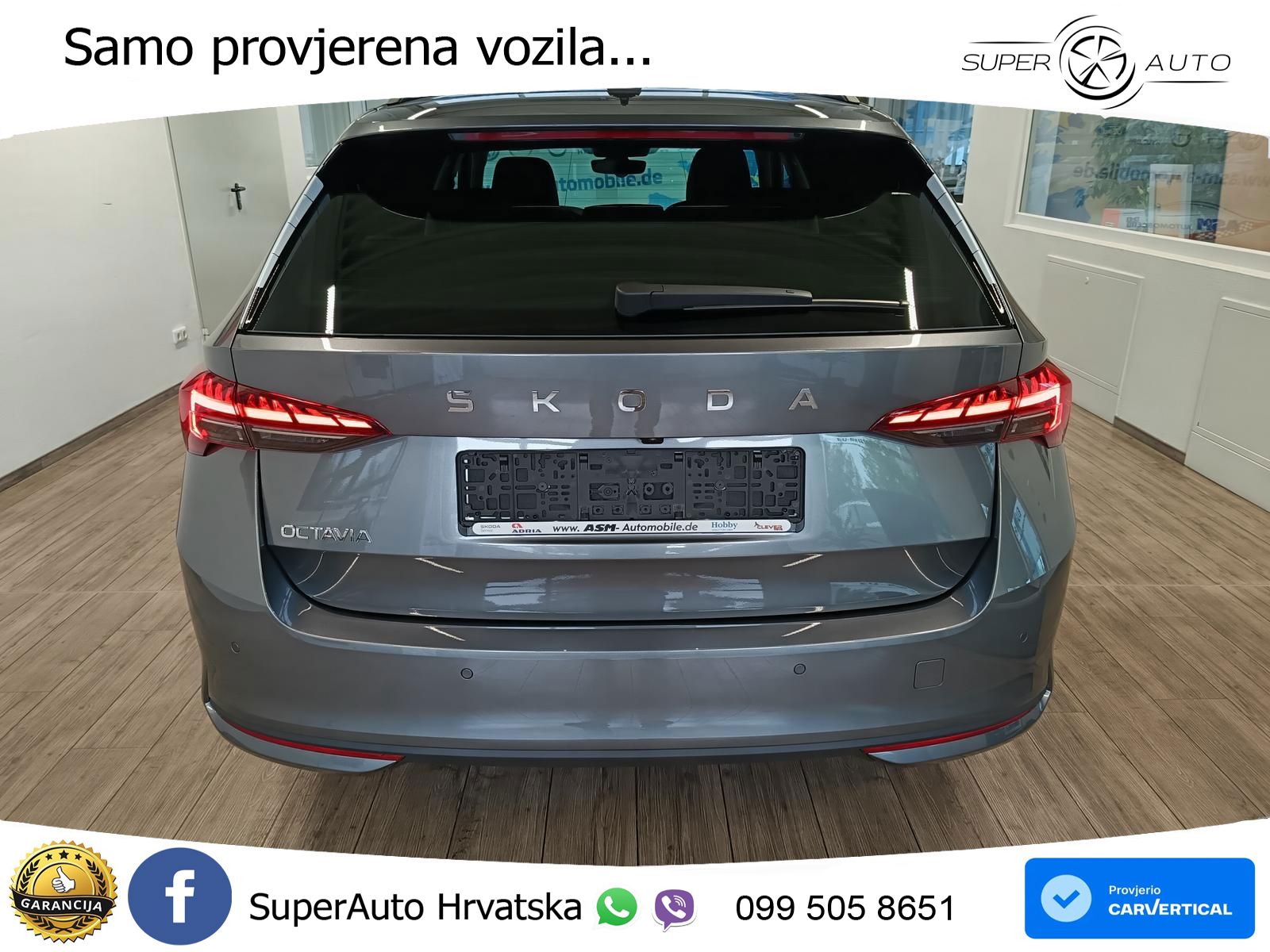 Škoda Octavia Combi 2.0 TDI (150 KS) DSG LED+GR SJED+ACC