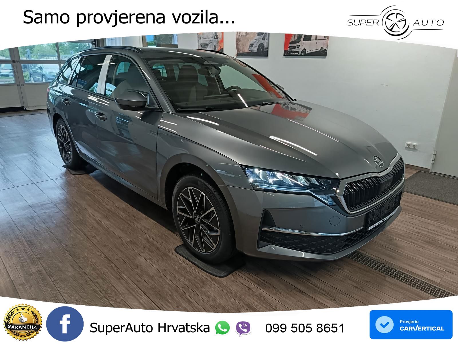 Škoda Octavia Combi 2.0 TDI (150 KS) DSG LED+GR SJED+ACC