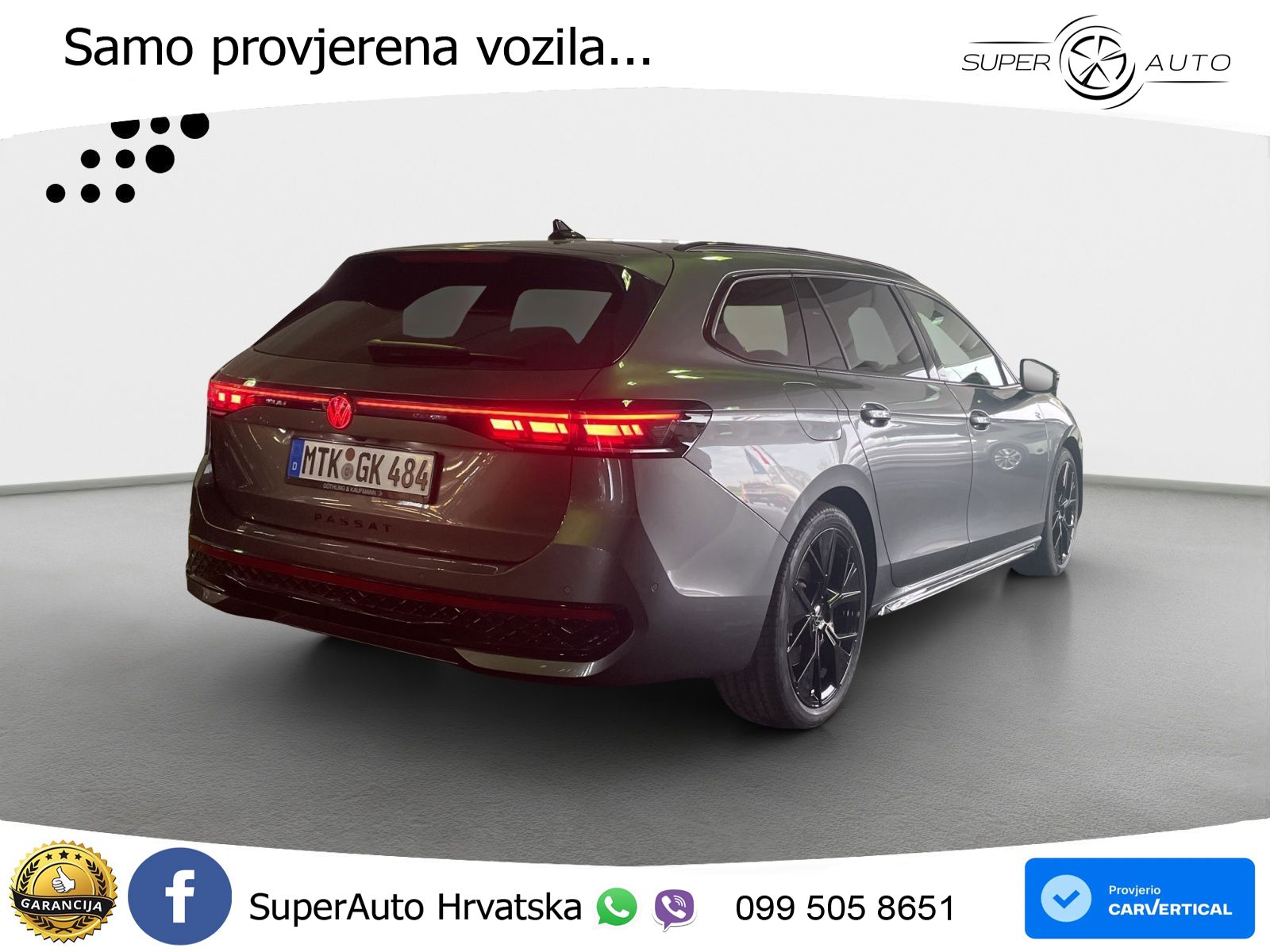 Volkswagen Passat Variant 2.0 TSI (265 KS) 4MOTION DSG R-Line LED+GR SJED+ACC