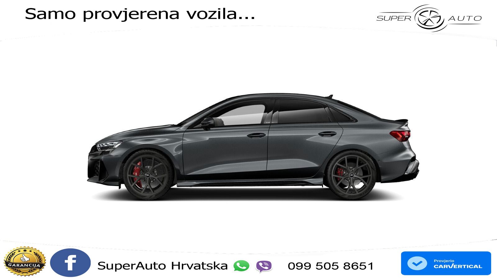Audi RS3 Sedan 2.5 TFSI (400 KS) quattro S tronic MATRIX+GR SJED+KAM