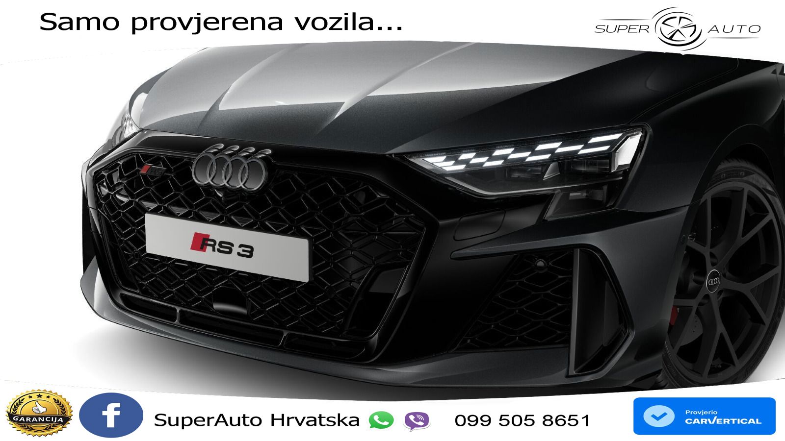 Audi RS3 Sedan 2.5 TFSI (400 KS) quattro S tronic MATRIX+GR SJED+KAM