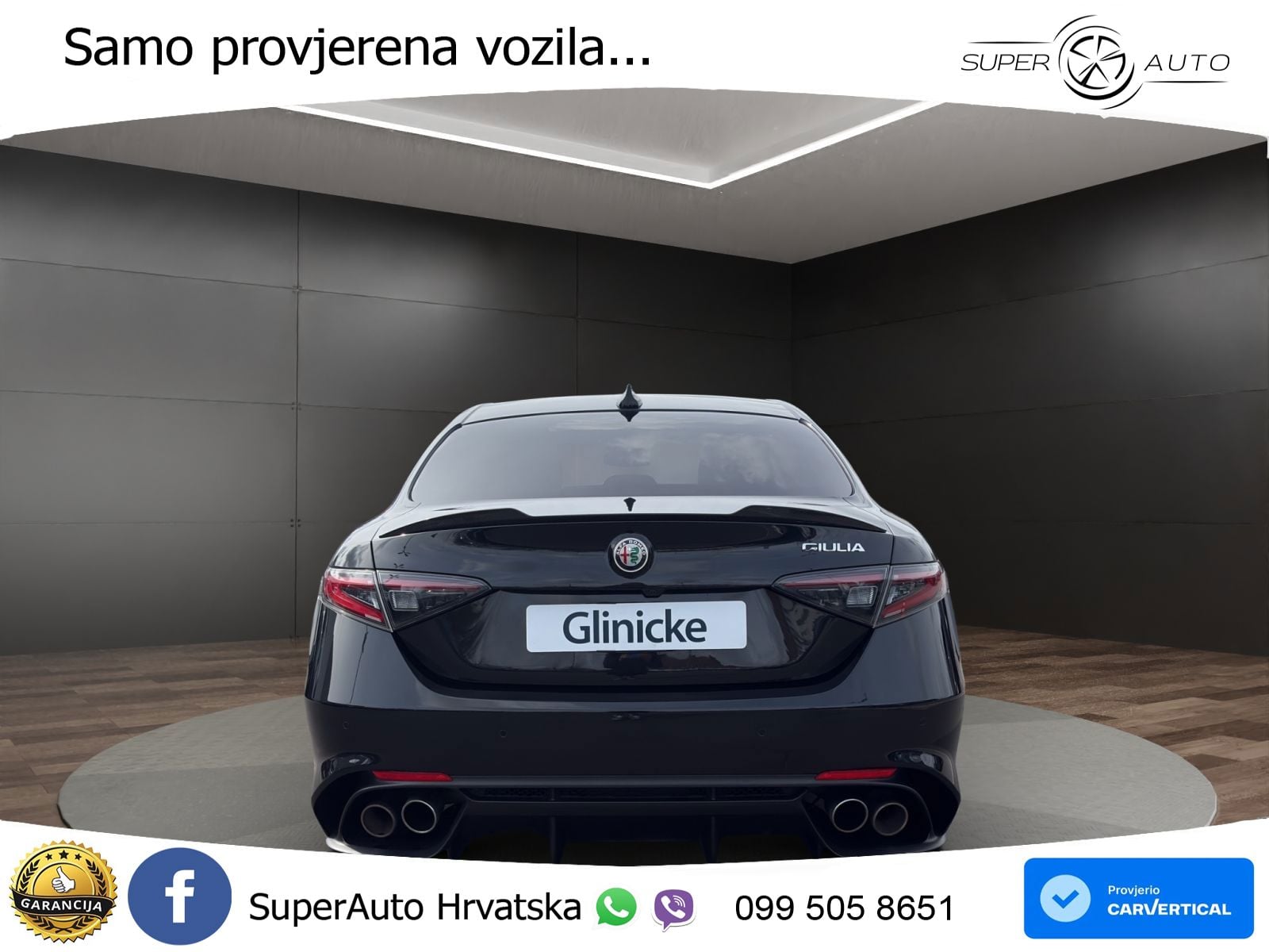 Alfa Romeo Giulia Quadrifoglio 2.9 V6 Bi-Turbo (520 KS) Automatic MATRIX+GR SJED+KAM