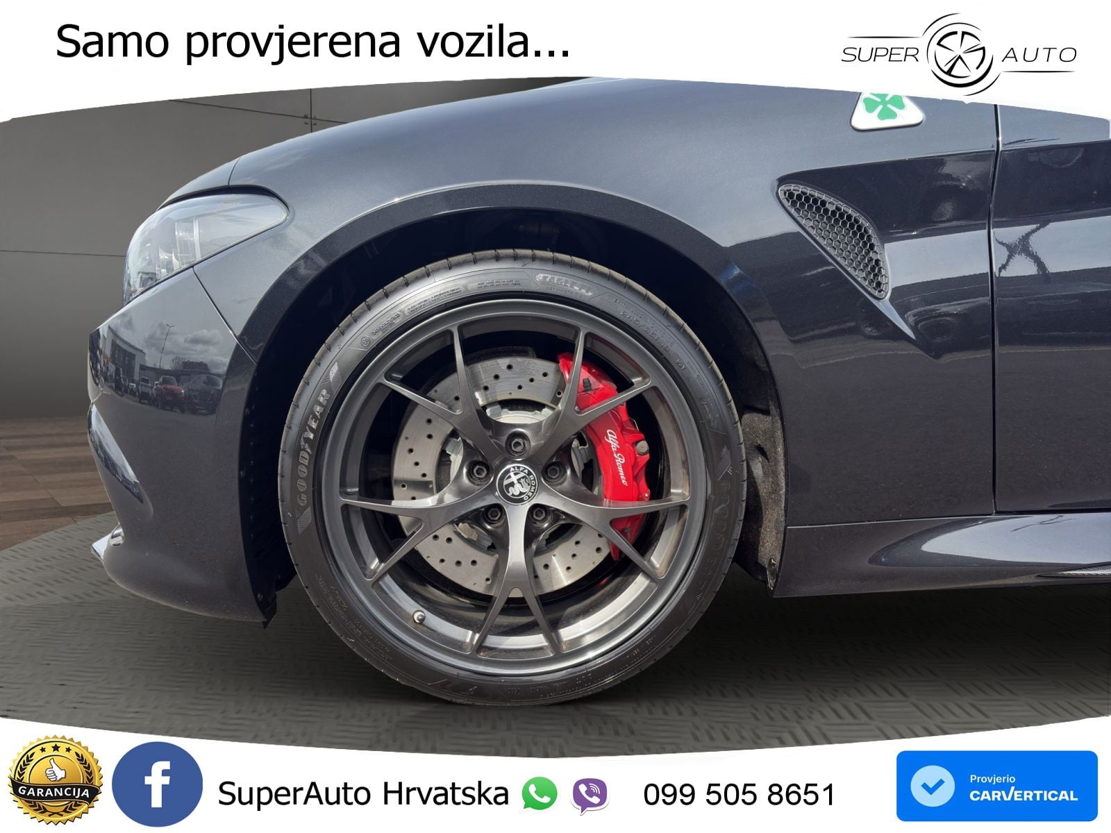 Alfa Romeo Giulia Quadrifoglio 2.9 V6 Bi-Turbo (520 KS) Automatic MATRIX+GR SJED+KAM