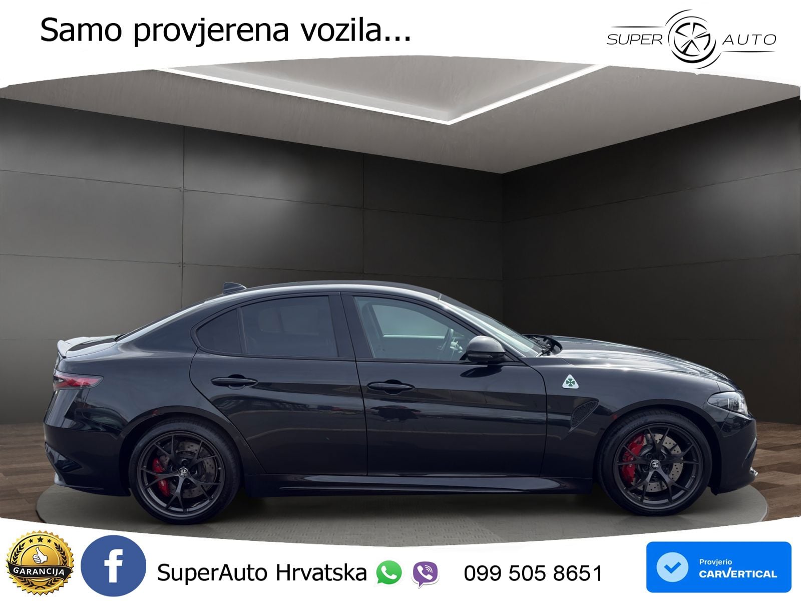 Alfa Romeo Giulia Quadrifoglio 2.9 V6 Bi-Turbo (520 KS) Automatic MATRIX+GR SJED+KAM