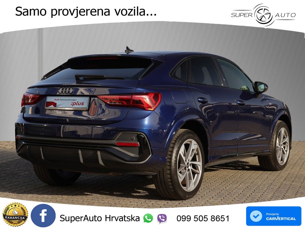 Audi Q3 Sportback 45 TFSIe (245 KS) S tronic S line