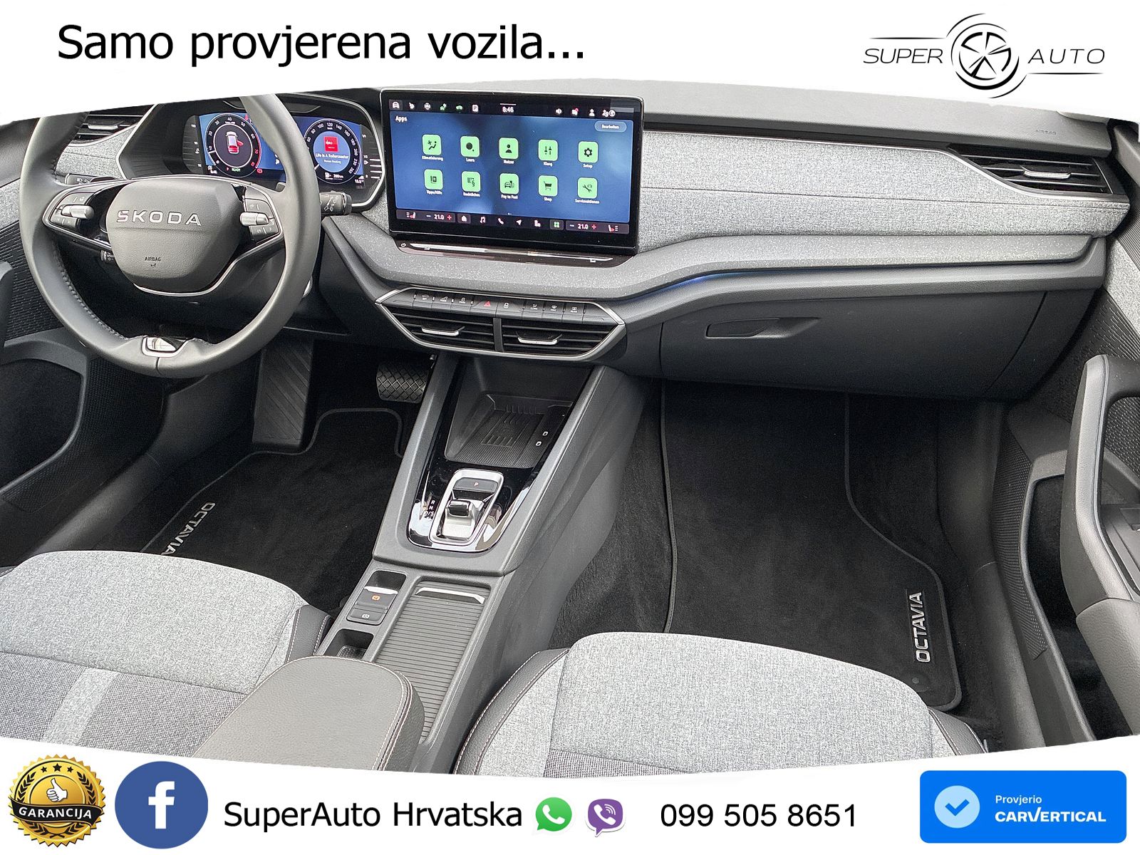 Škoda Octavia Combi 1.5 TSI (150 KS) DSG Selection MATRIX+GR SJED+KAM