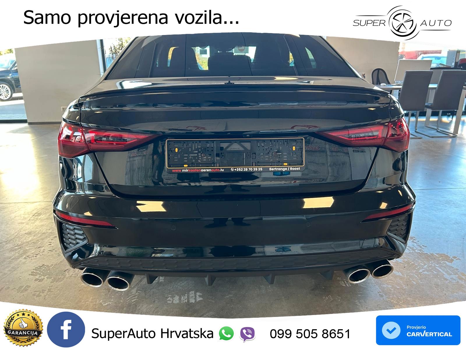 Audi S3 Limuzina 2.0 TFSI (310 KS) quattro S tronic LED+GR SJED+ACC