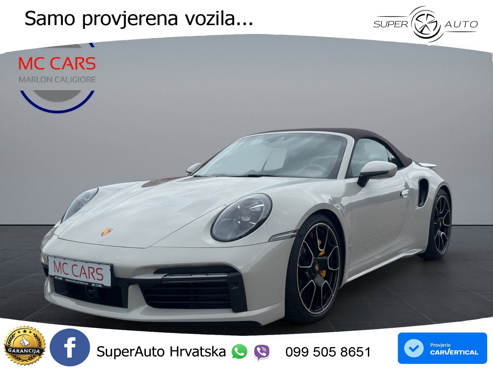 Porsche 911 Turbo S Cabriolet 3.8 (650 KS) PDK ZRAČNI+ACC+GR SJED+KAM