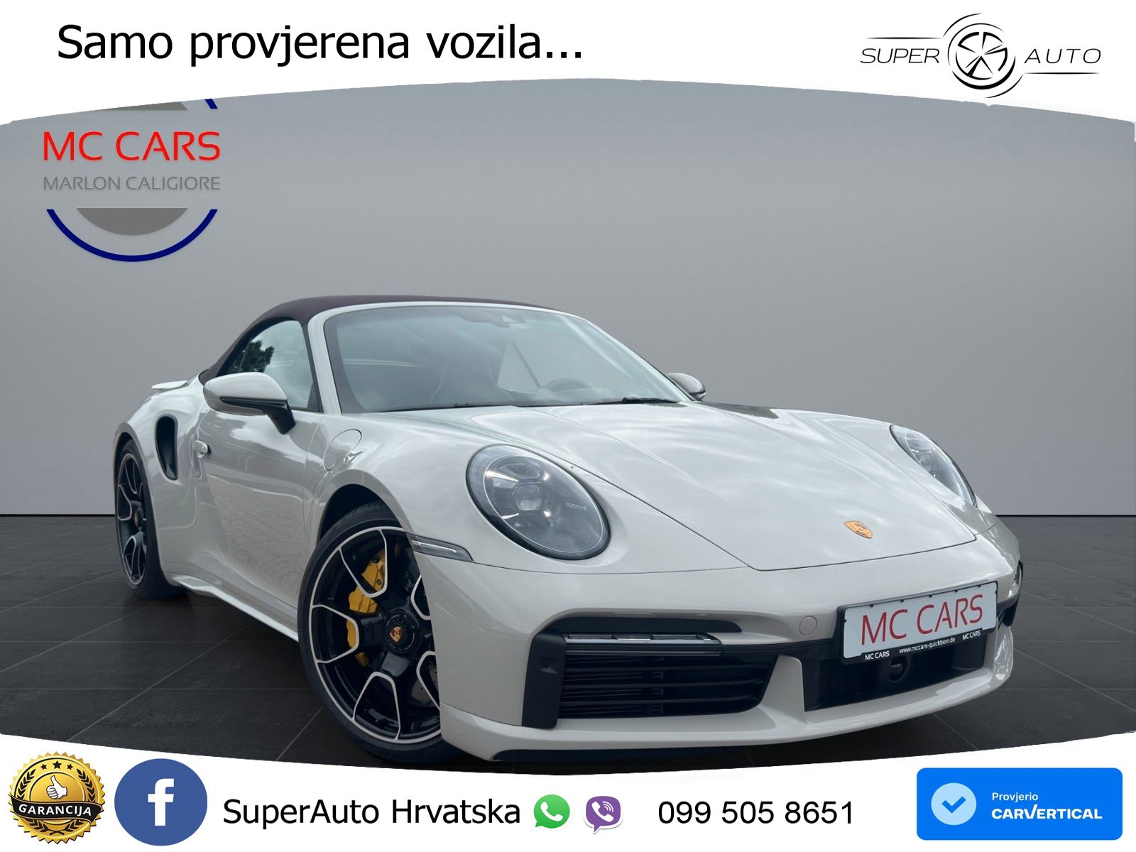Porsche 911 Turbo S Cabriolet 3.8 (650 KS) PDK ZRAČNI+ACC+GR SJED+KAM