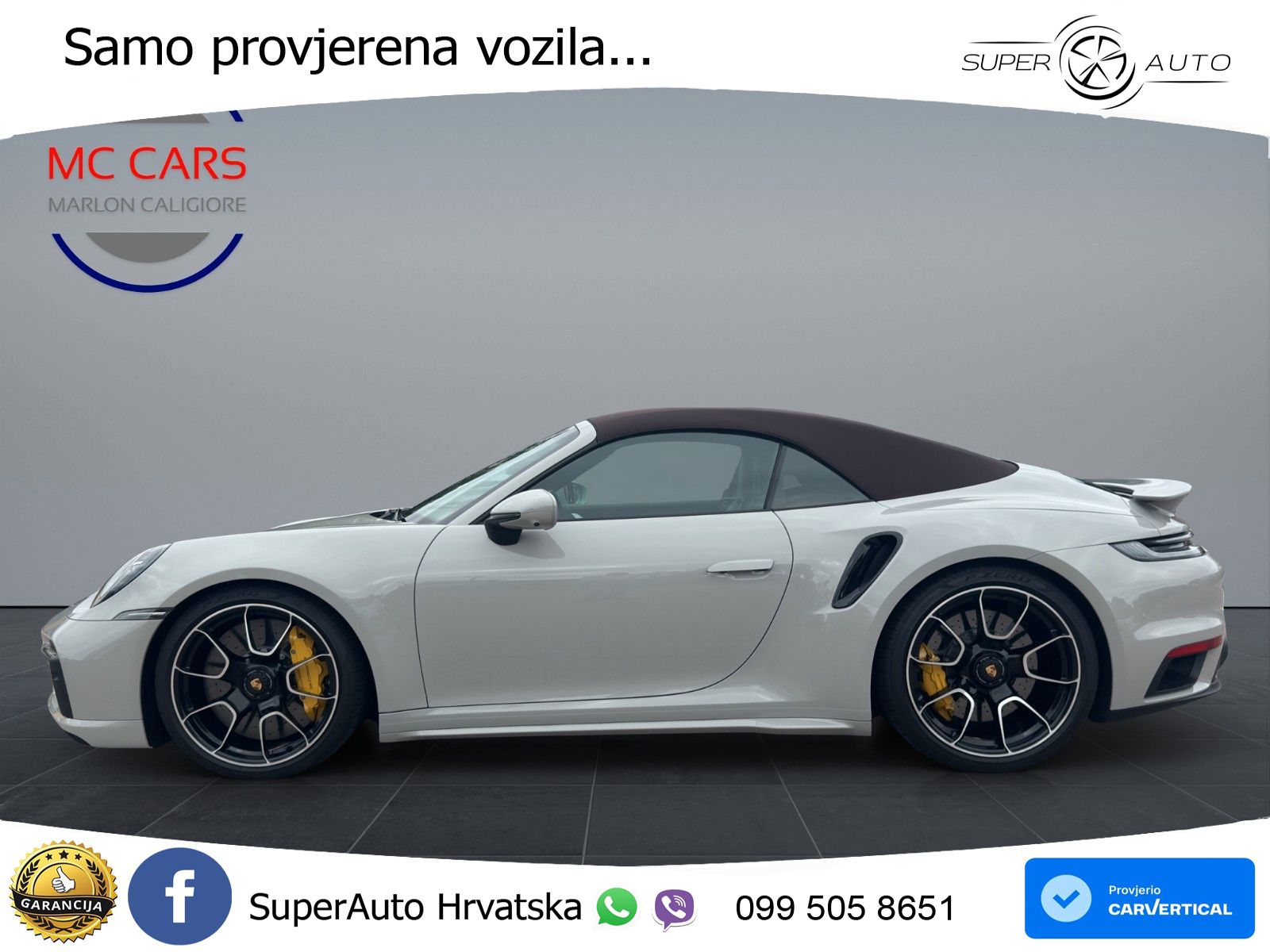 Porsche 911 Turbo S Cabriolet 3.8 (650 KS) PDK ZRAČNI+ACC+GR SJED+KAM