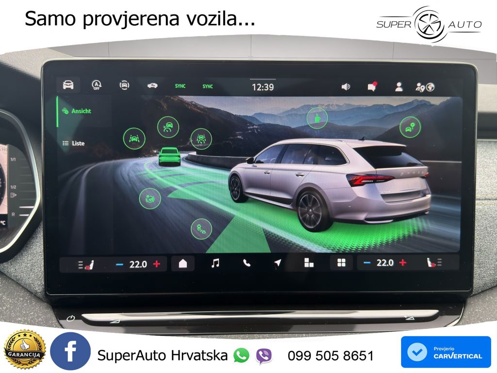 Škoda Octavia Combi 2.0 TDI (150 KS) DSG LED+GR SJED+ACC