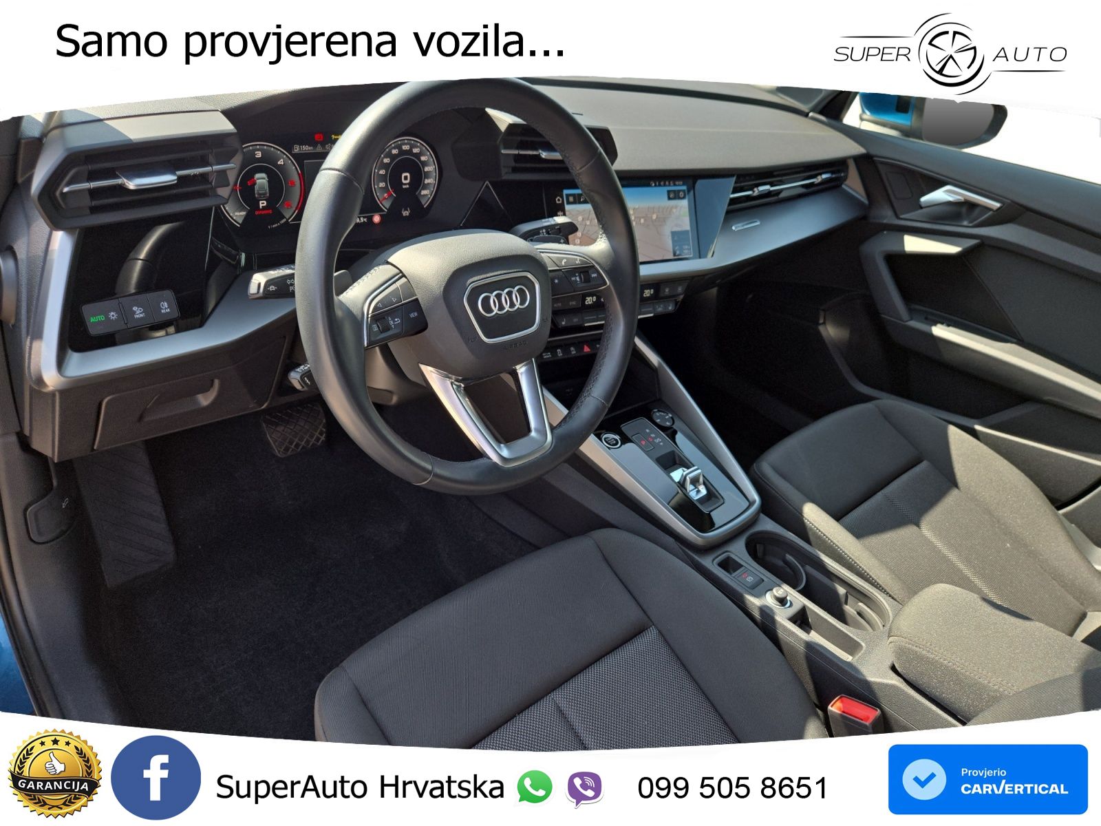 Audi A3 35 TDI (150 KS) S tronic LED+GR SJED+ACC