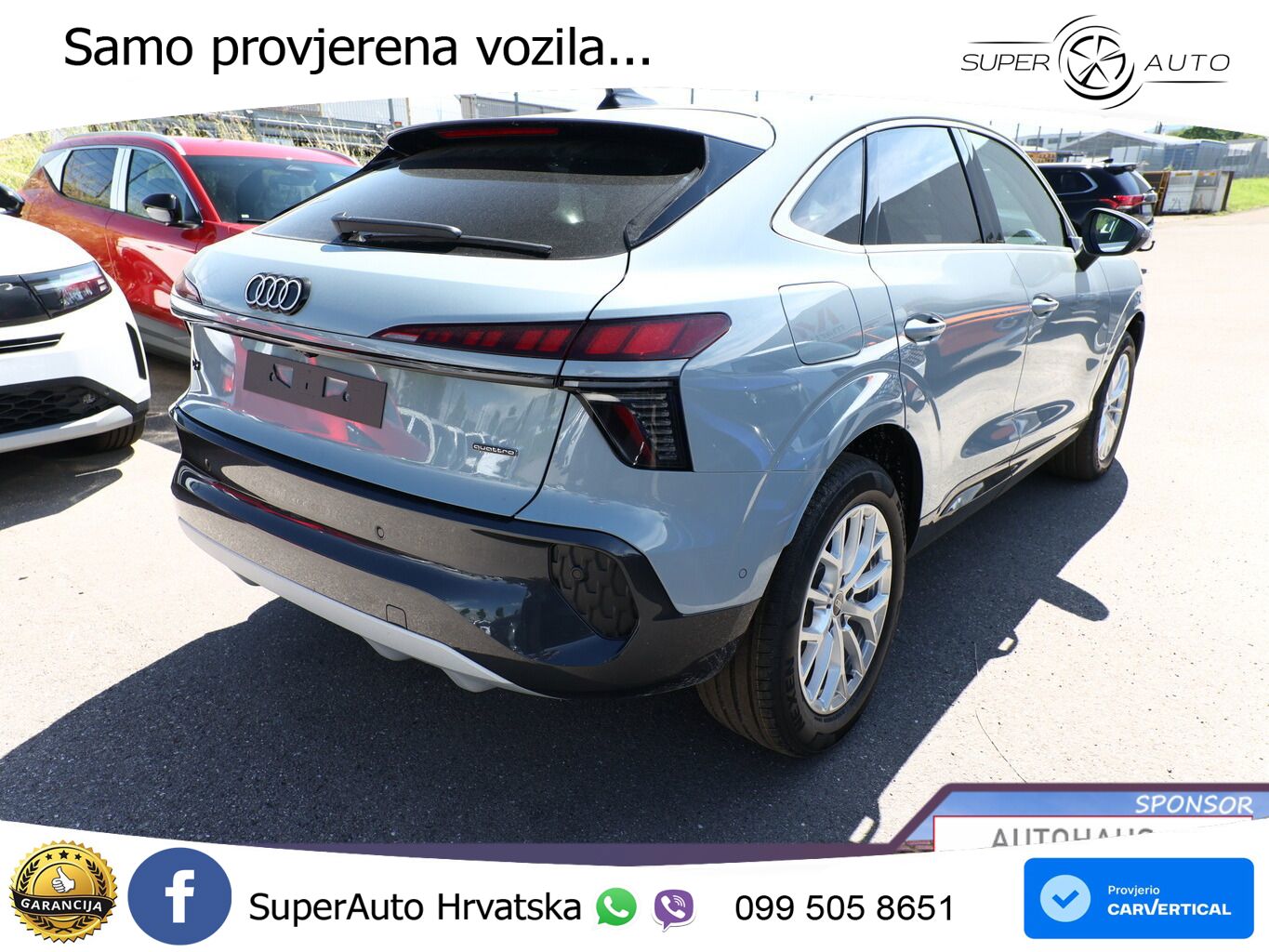 Audi Q3 III Sportback 2.0 TFSI (204 KS) quattro S tronic LED+GR SJED+ACC