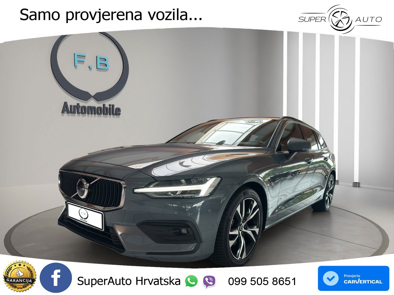 Volvo V60 2.0 B3 DCT LED+GR SJED+ACC