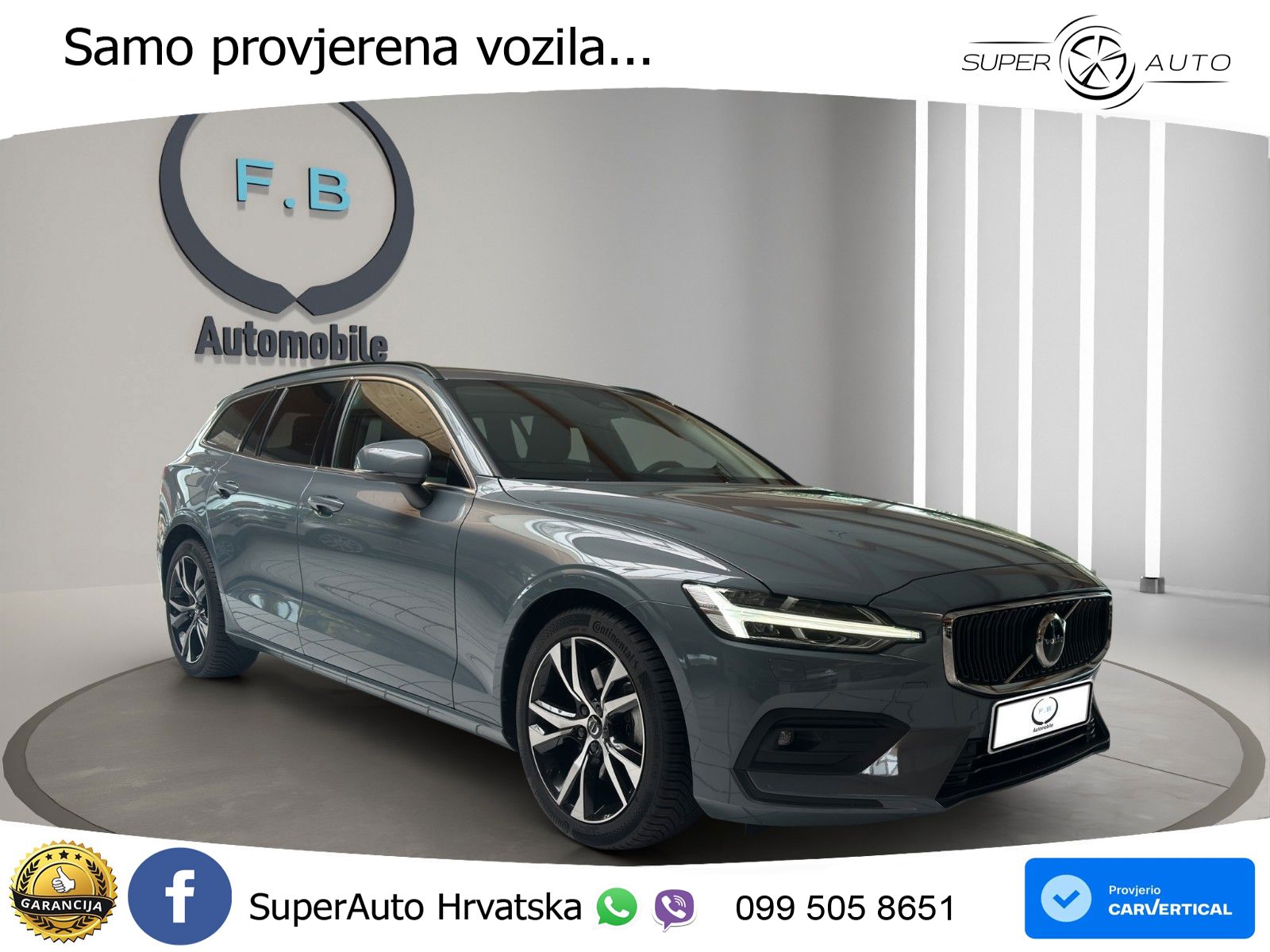 Volvo V60 2.0 B3 DCT LED+GR SJED+ACC
