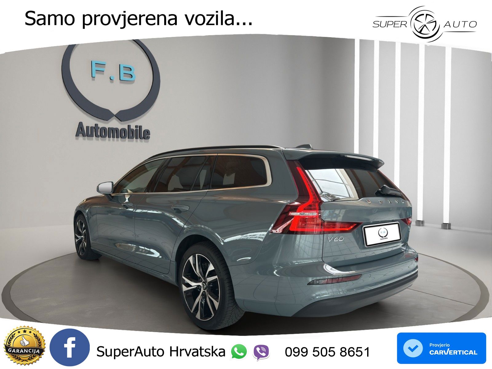 Volvo V60 2.0 B3 DCT LED+GR SJED+ACC