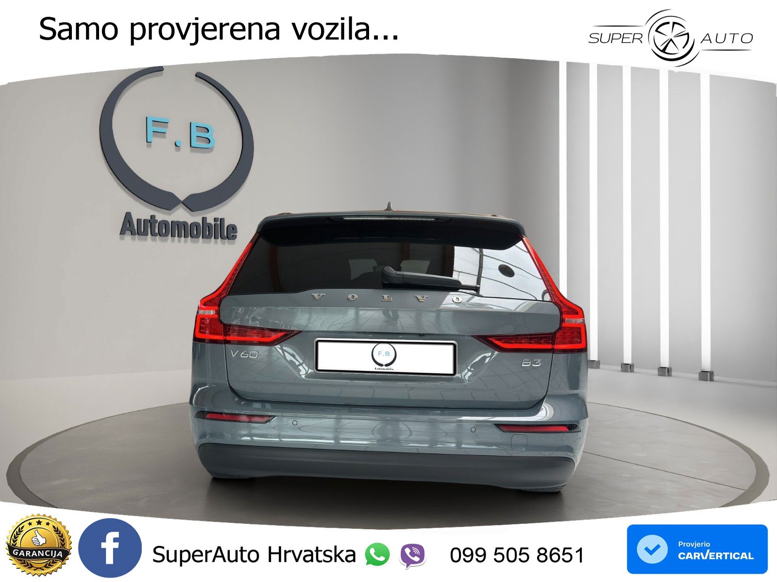 Volvo V60 2.0 B3 DCT LED+GR SJED+ACC