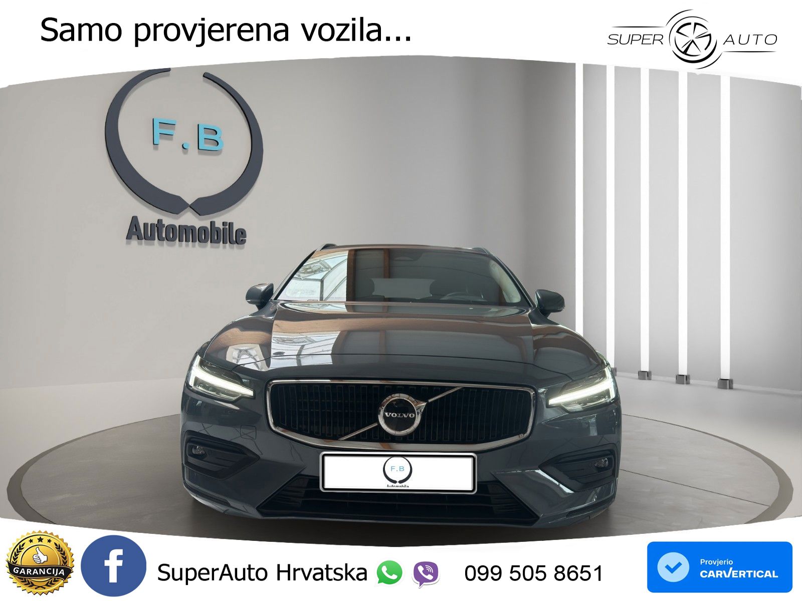 Volvo V60 2.0 B3 DCT LED+GR SJED+ACC