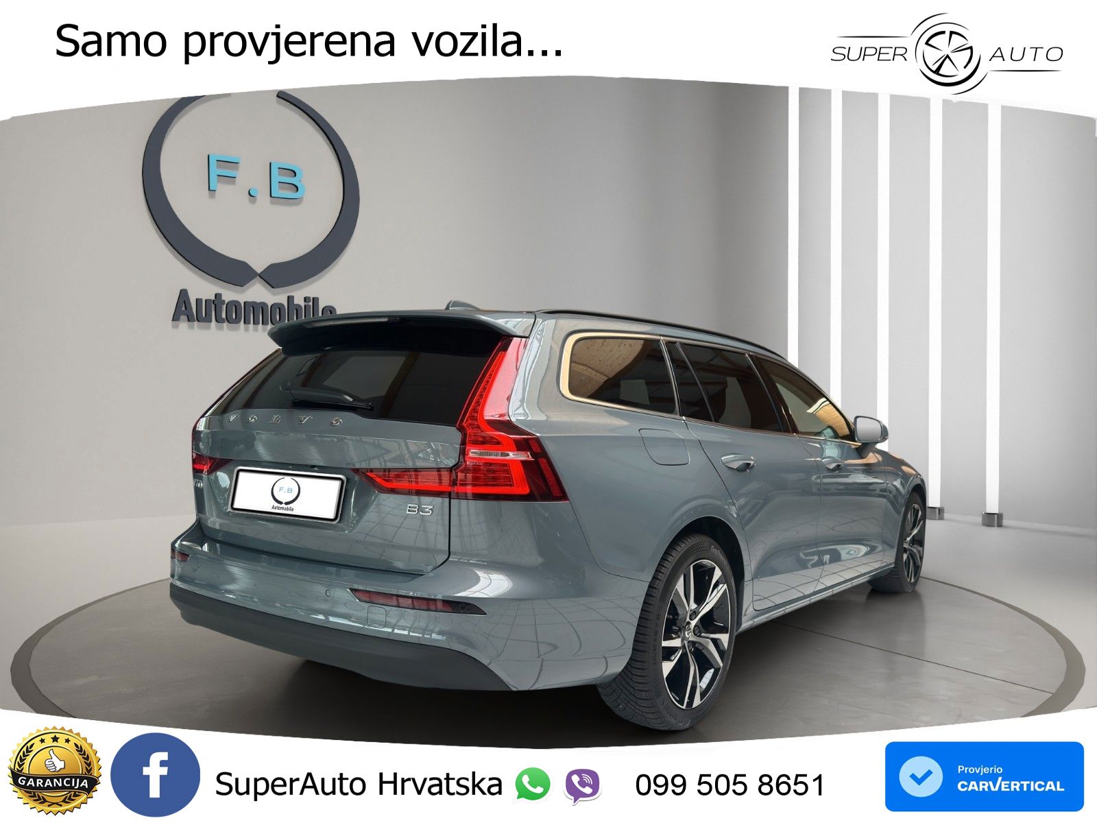 Volvo V60 2.0 B3 DCT LED+GR SJED+ACC
