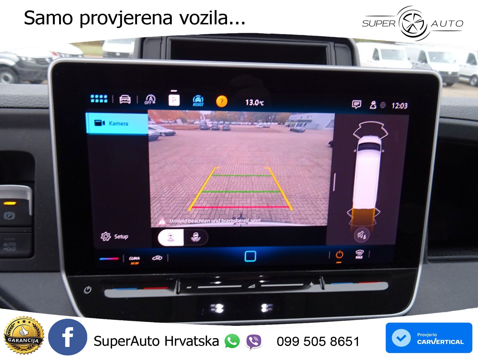 Volkswagen Crafter 35 Kasten HD LR AHK Kamera App 140 KS