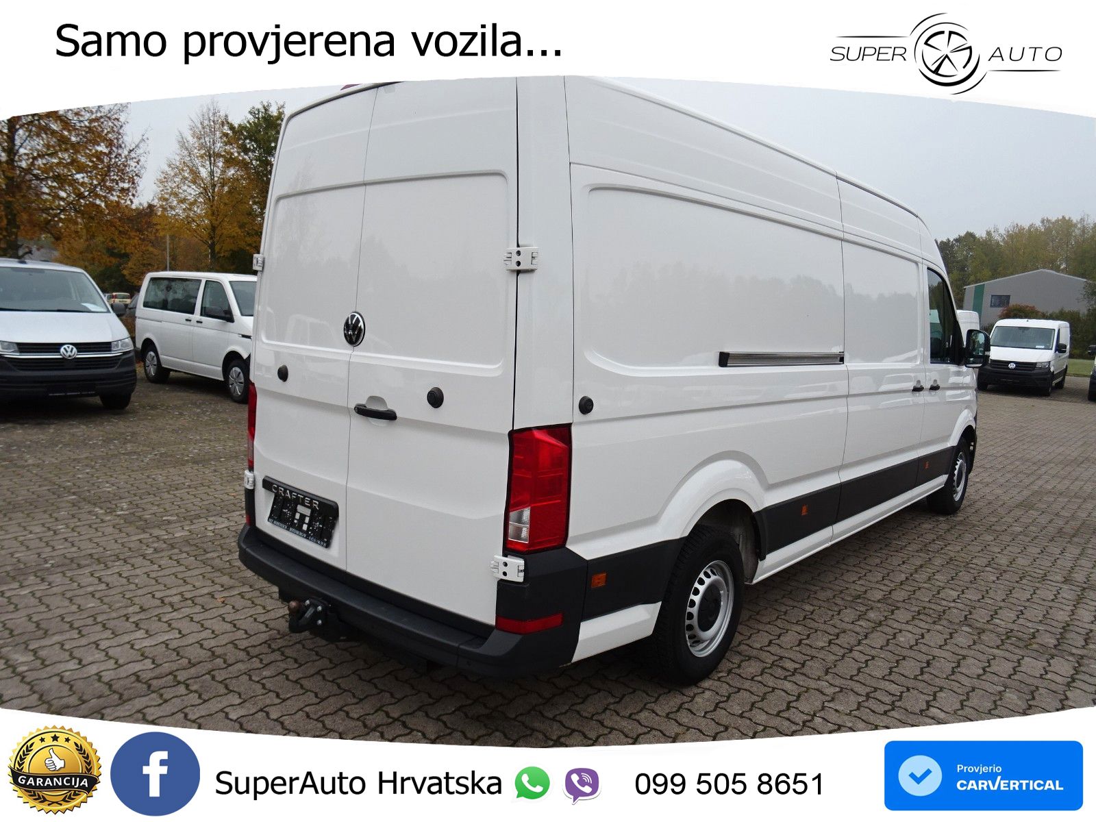 Volkswagen Crafter 35 Kasten HD LR AHK Kamera App 140 KS