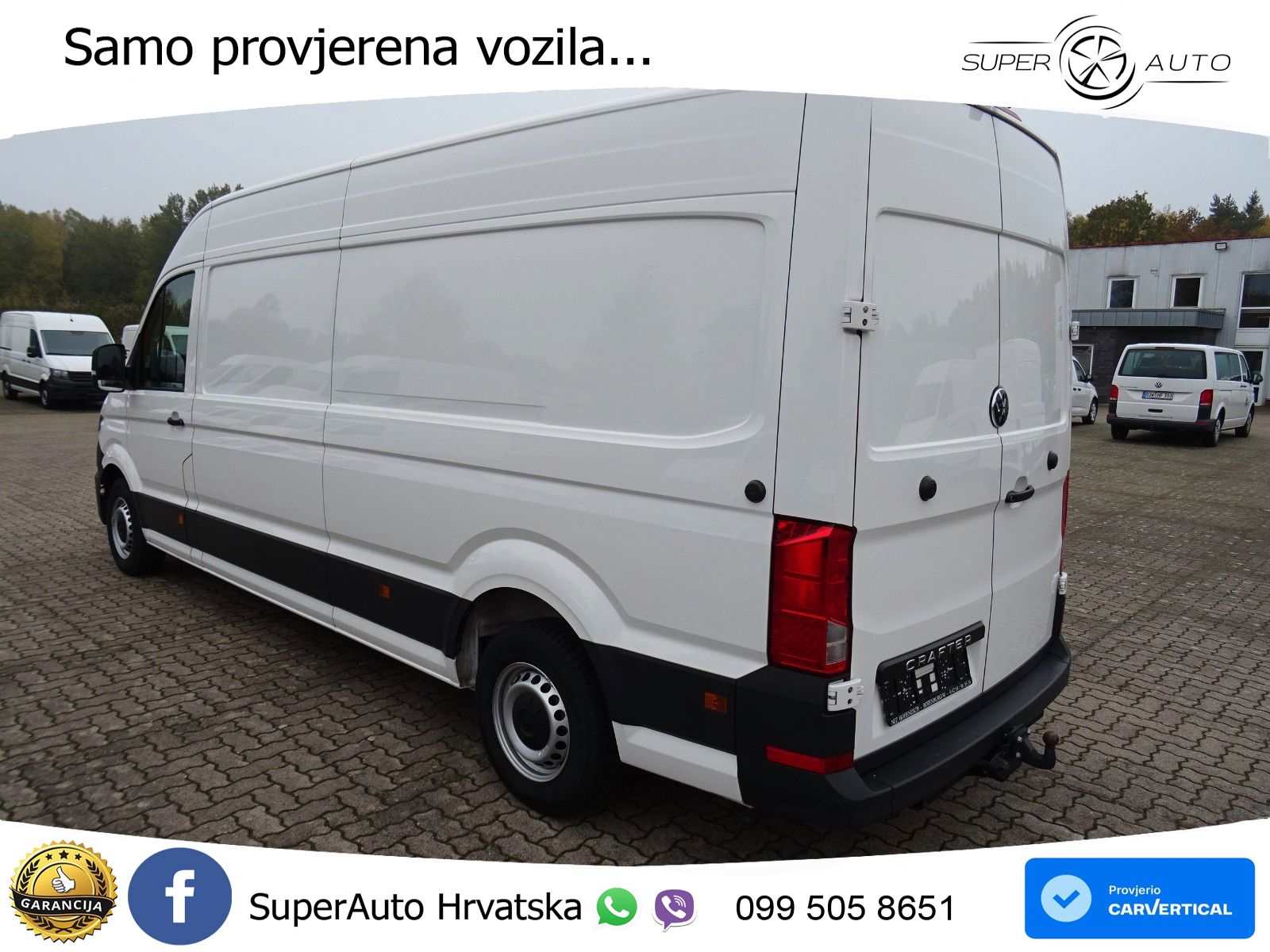 Volkswagen Crafter 35 Kasten HD LR AHK Kamera App 140 KS