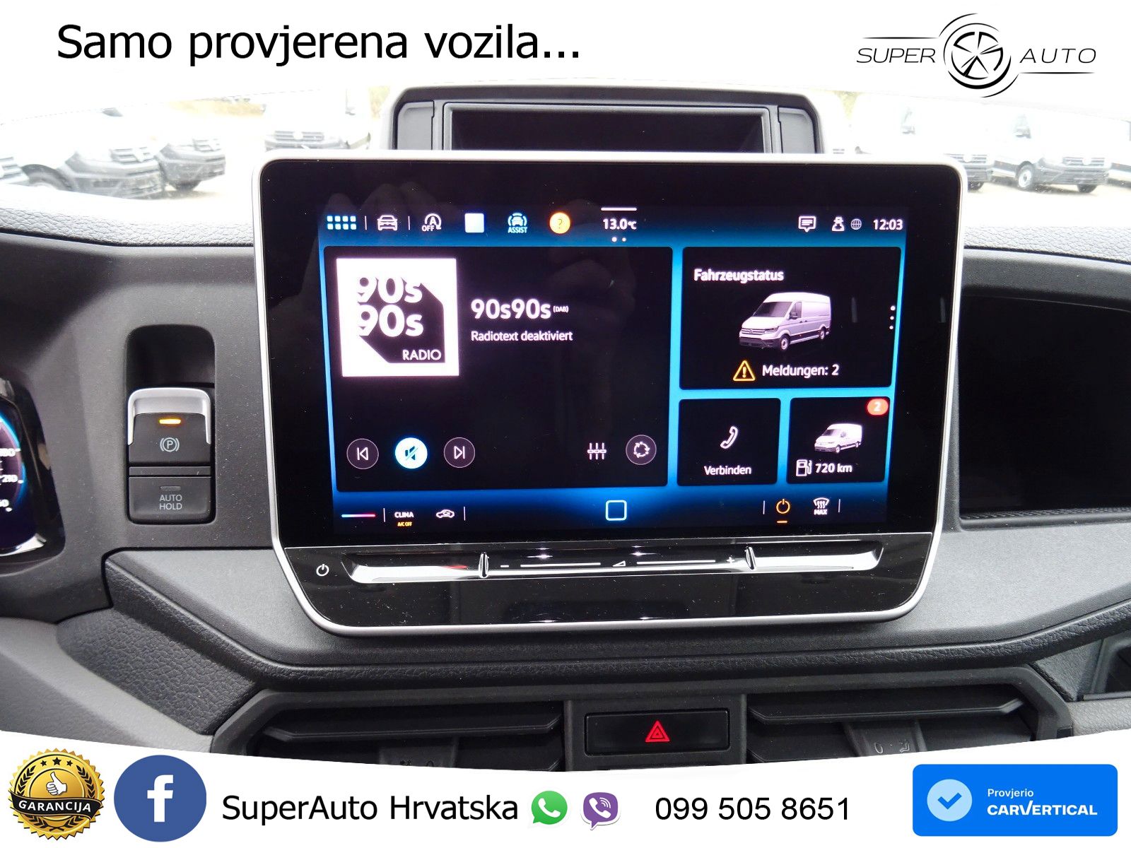 Volkswagen Crafter 35 Kasten HD LR AHK Kamera App 140 KS