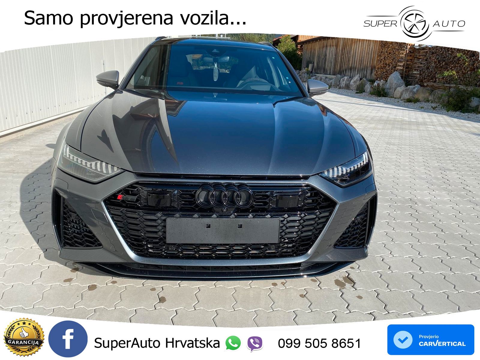 Audi RS6 Avant 4.0 TFSI V8 performance (630 KS)  quattro tiptronic LED+GR SJED+ACC