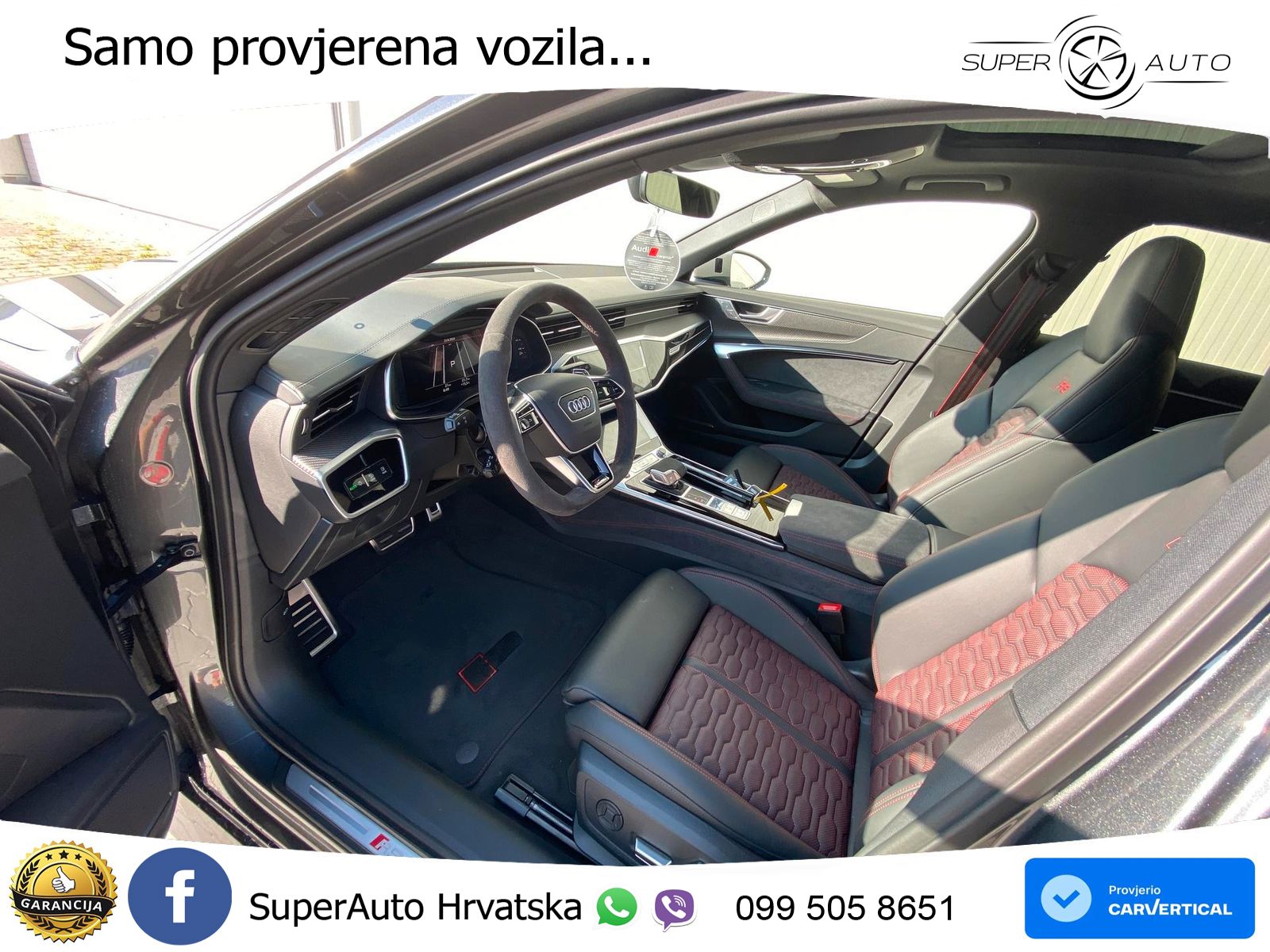 Audi RS6 Avant 4.0 TFSI V8 performance (630 KS)  quattro tiptronic LED+GR SJED+ACC