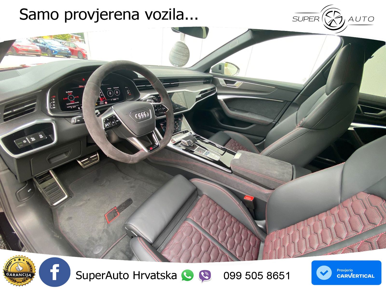 Audi RS6 Avant 4.0 TFSI V8 performance (630 KS)  quattro tiptronic LED+GR SJED+ACC