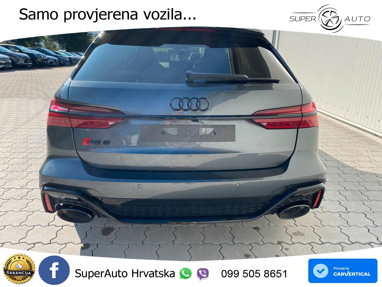 Audi RS6 Avant 4.0 TFSI V8 performance (630 KS)  quattro tiptronic LED+GR SJED+ACC