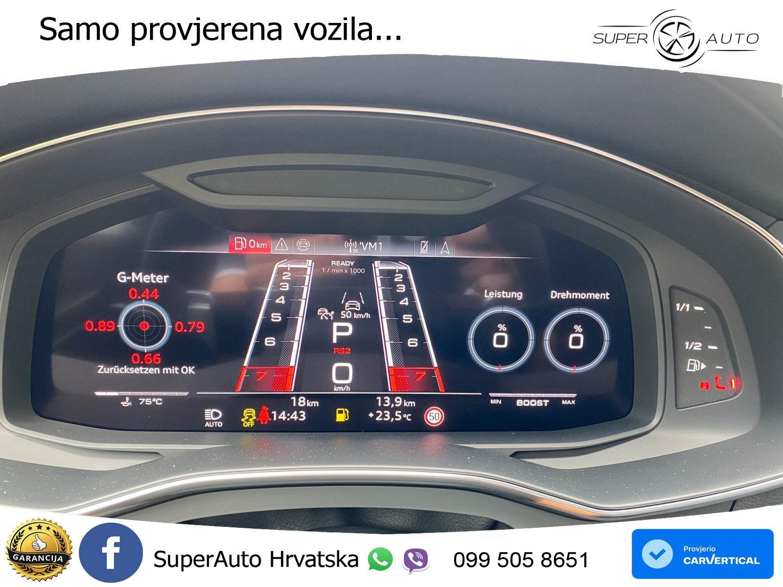 Audi RS6 Avant 4.0 TFSI V8 performance (630 KS)  quattro tiptronic LED+GR SJED+ACC