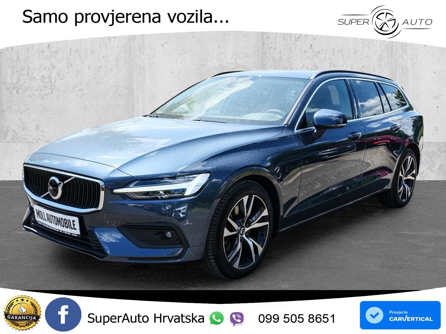 Volvo V60 2.0 B3 DCT LED+GR SJED+ACC