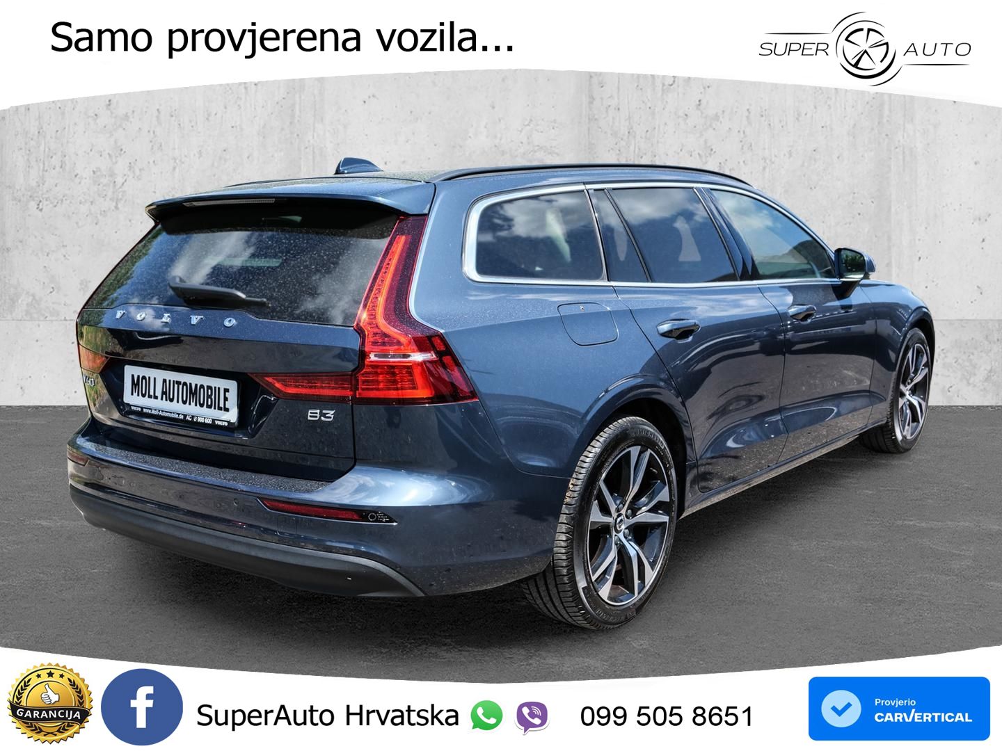 Volvo V60 2.0 B3 DCT LED+GR SJED+ACC