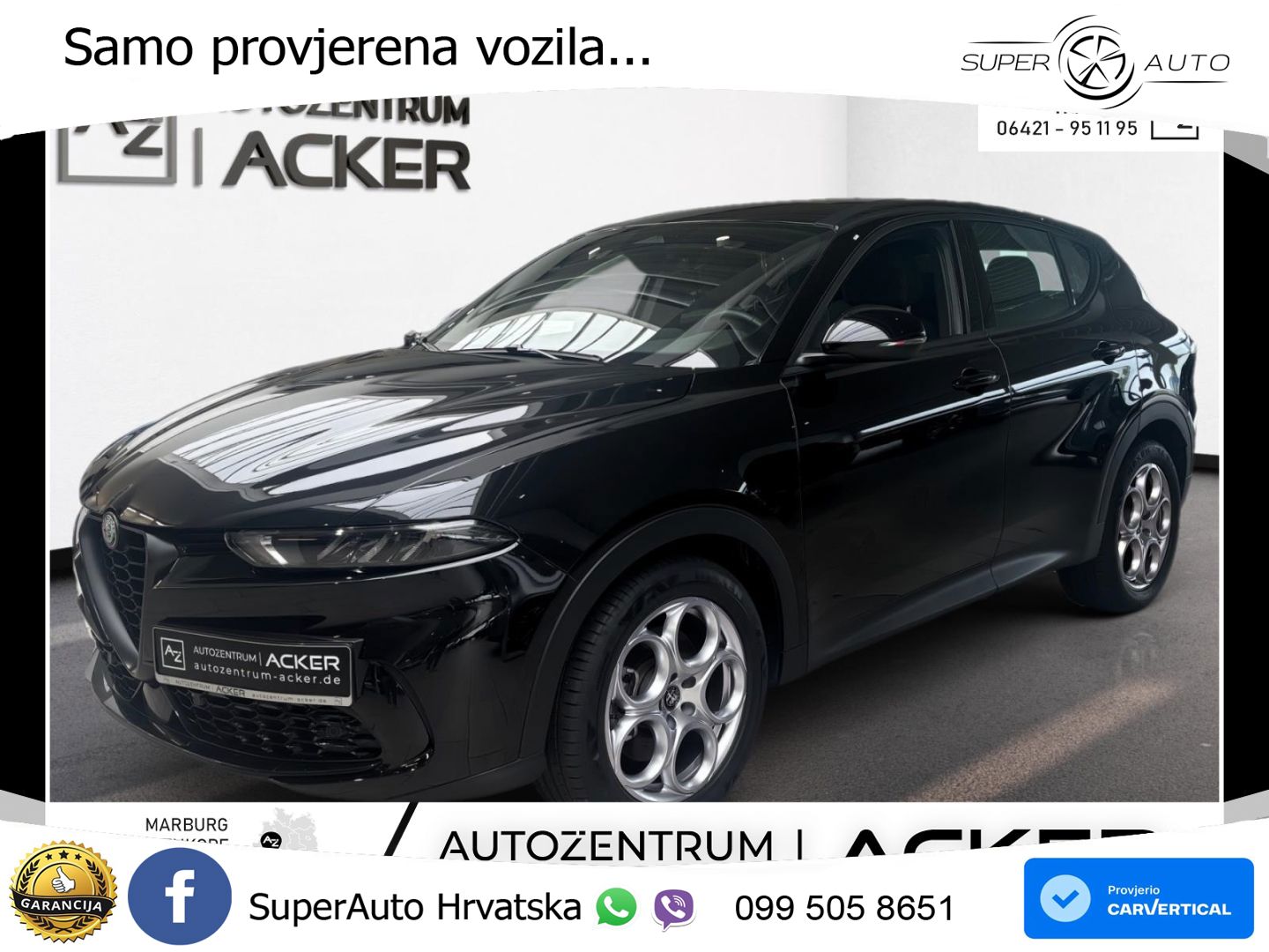 Alfa Romeo Tonale 1.5 Turbo (130 KS) 48V-Hybrid TCT LED+GR SJED+ACC
